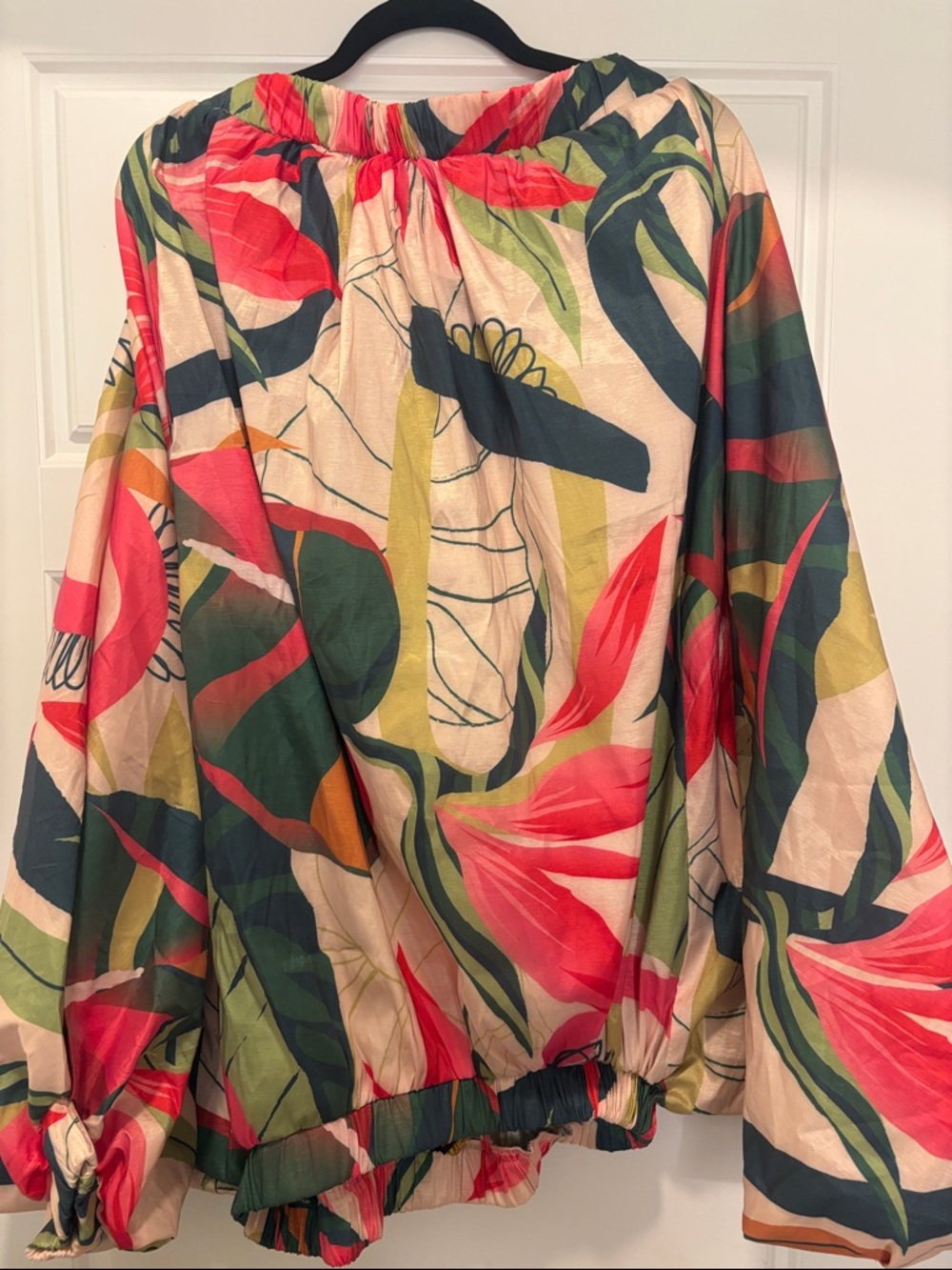 Floral Off-Shoulder Mini Dress in Pink and Green